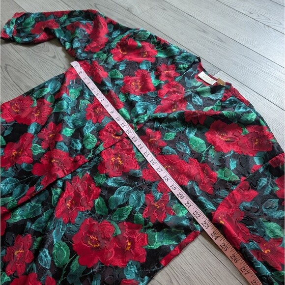 Vintage 90s Victoria's Secret Gold Label Floral Burnout Nightgown Size Large - Picture 7 of 8